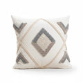 A&L °07 Bohemian Decorative Cushion Cover – Tufted Geometric Design