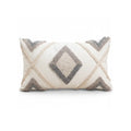 A&L °08 Bohemian Lumbar Cushion Cover – Tufted Geometric Design