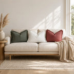 A&L °100 Fringed Lumbar cushion cover - Soft Boho Scatter Cushion