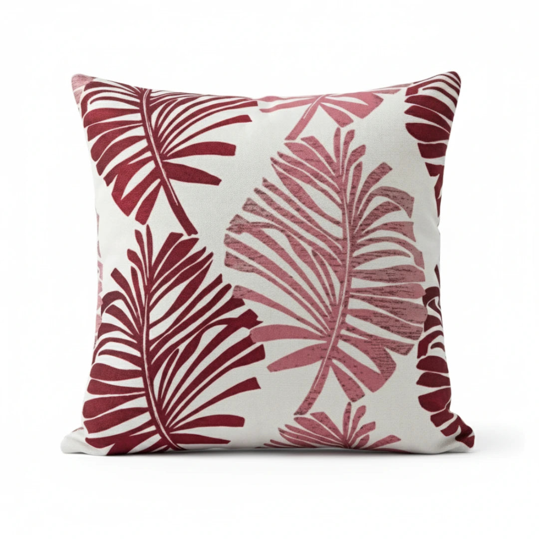 A&L °101 Leaf Pattern Cushion Cover - Decorative Throw Cushion