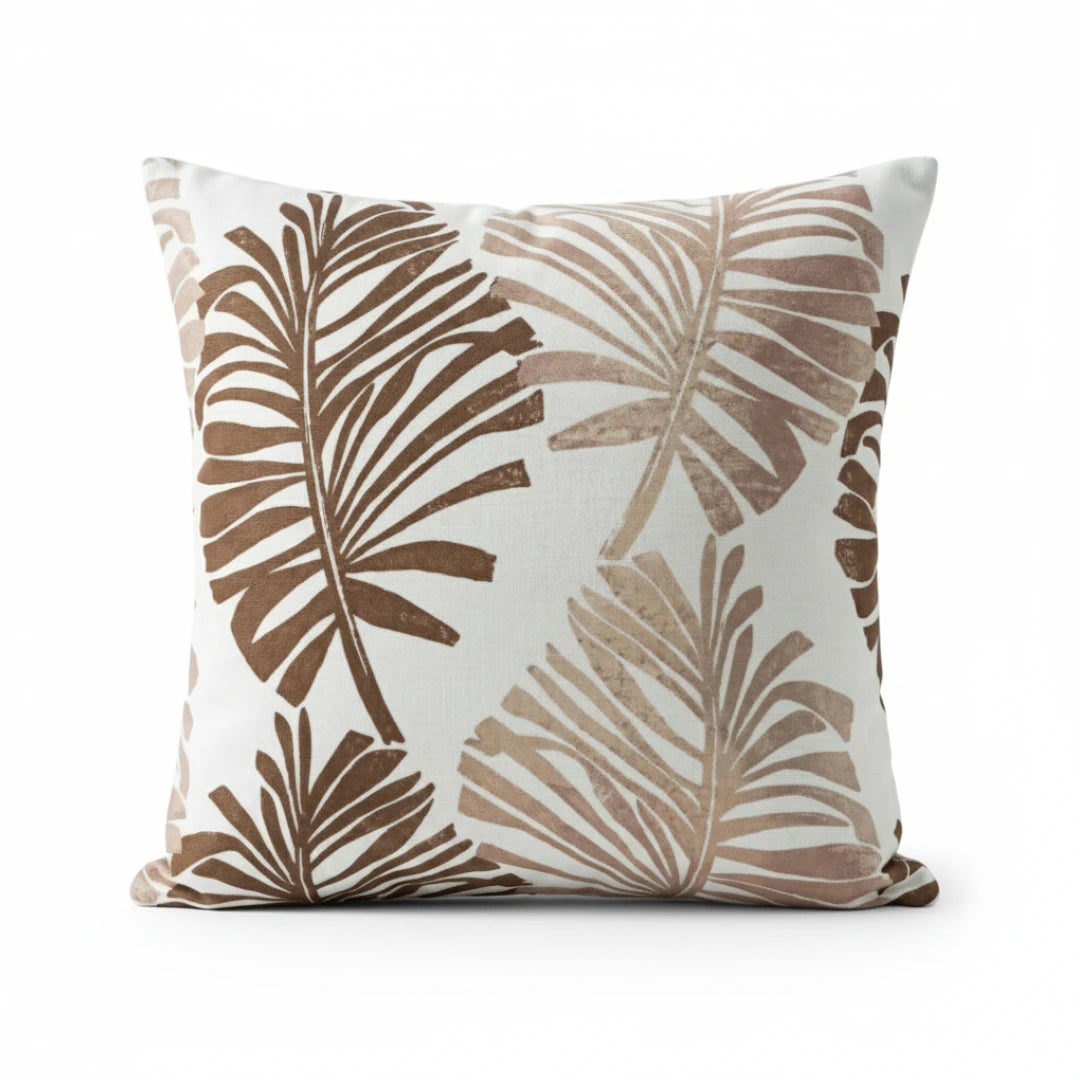 A&L °101 Leaf Pattern Cushion Cover - Decorative Throw Cushion