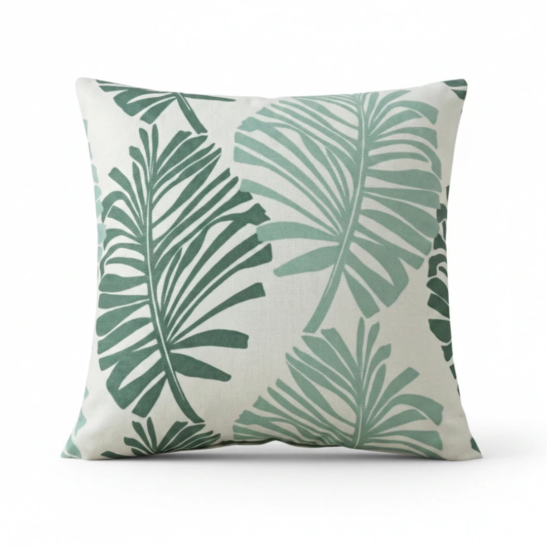 A&L °101 Leaf Pattern Cushion Cover - Decorative Throw Cushion