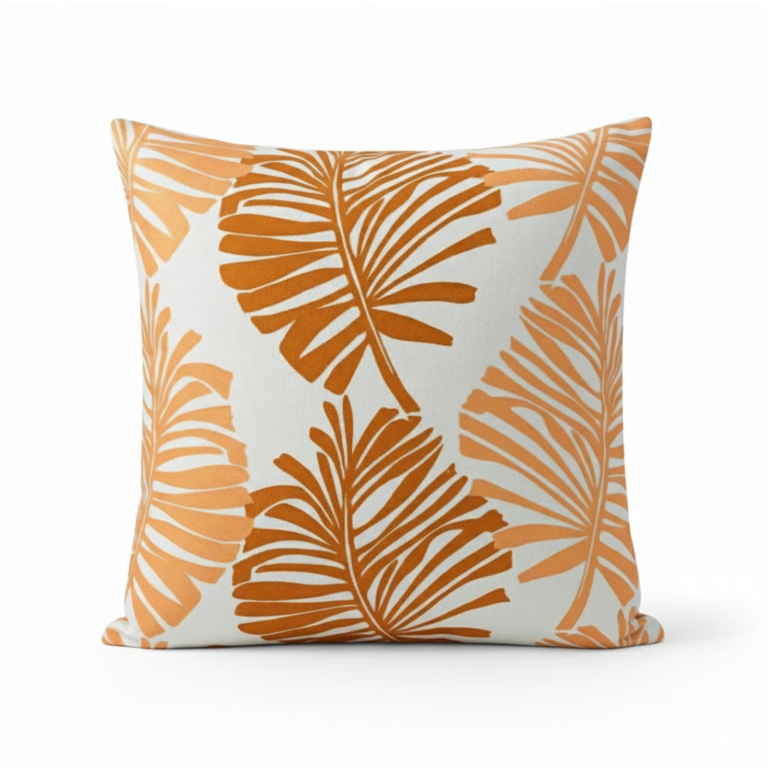 A&L °101 Leaf Pattern Cushion Cover - Decorative Throw Cushion