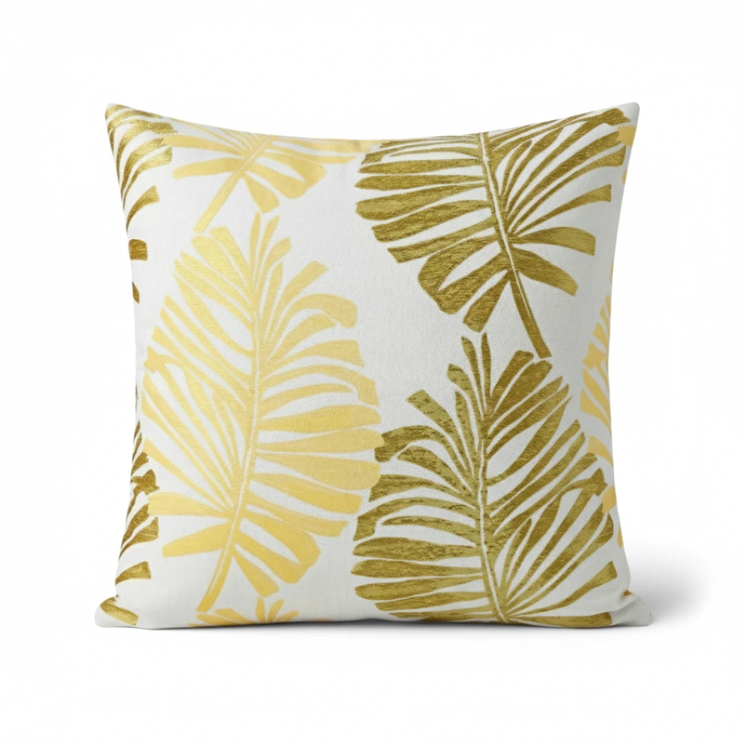 A&L °101 Leaf Pattern Cushion Cover - Decorative Throw Cushion