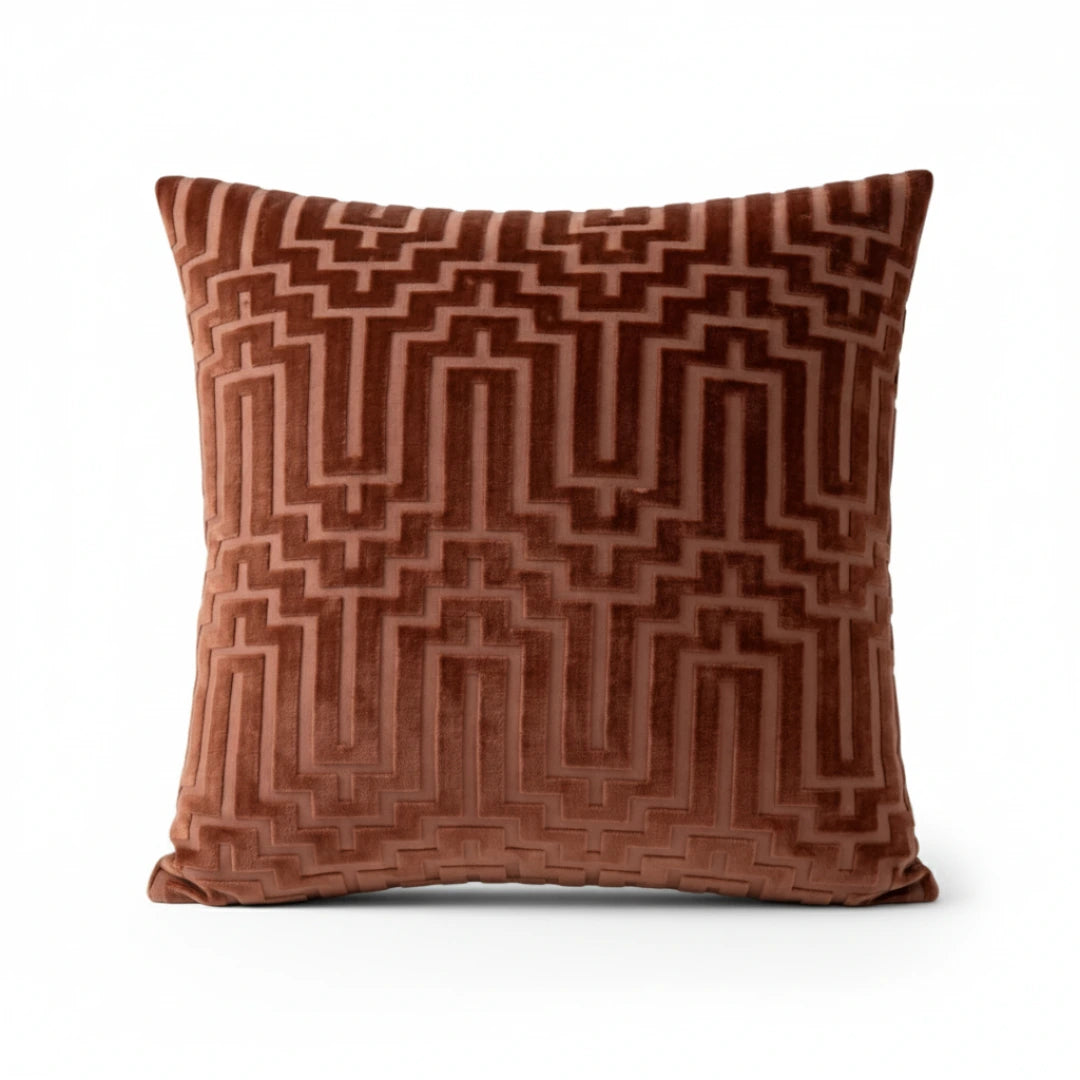 A&L °102 Velvet Cushion Cover - Geometric Modern Scatter Cushion