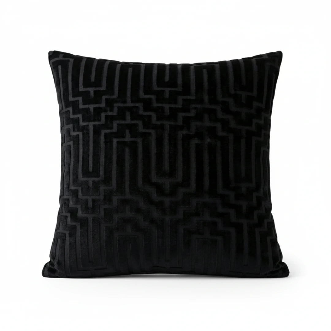 A&L °102 Velvet Cushion Cover - Geometric Modern Scatter Cushion