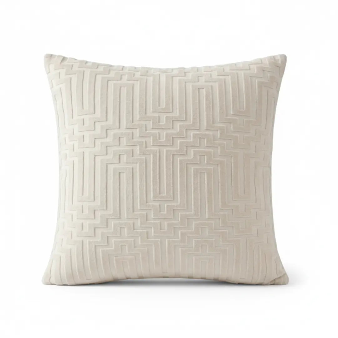 A&L °102 Velvet Cushion Cover - Geometric Modern Scatter Cushion