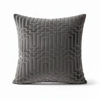 A&L °102 Velvet Cushion Cover - Geometric Modern Scatter Cushion