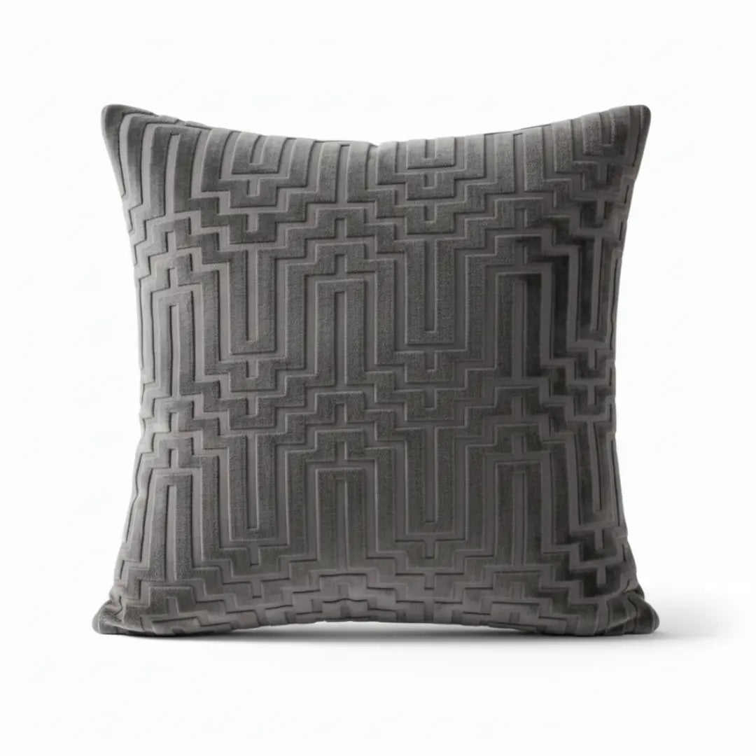 A&L °102 Velvet Cushion Cover - Geometric Modern Scatter Cushion
