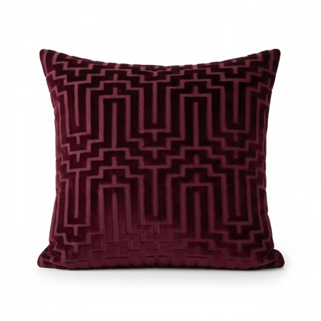 A&L °102 Velvet Cushion Cover - Geometric Modern Scatter Cushion