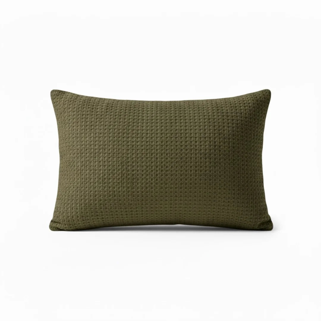 A&L °105 Textured Chenille Cushion Cover - Soft Waffle Weave