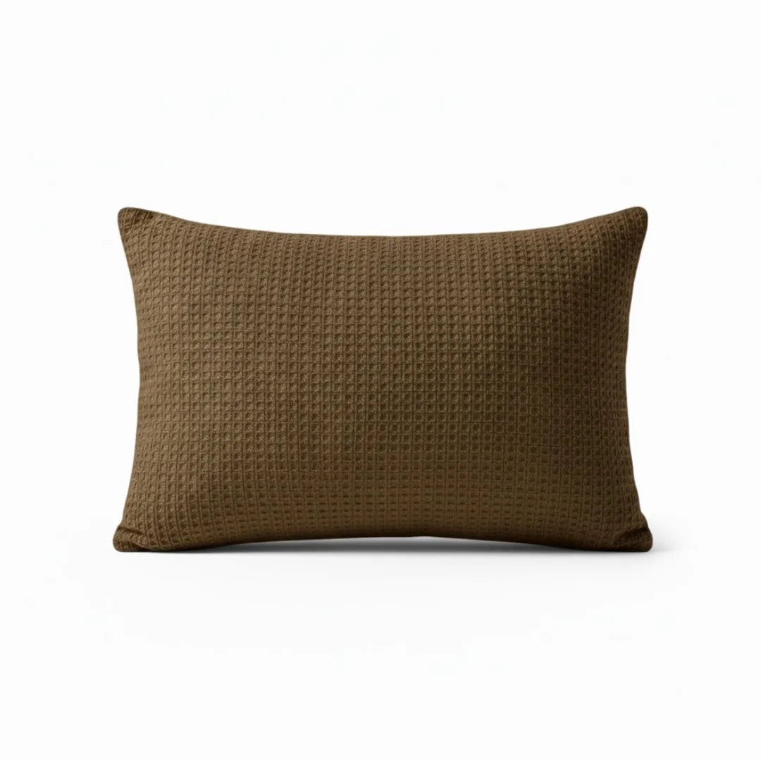 A&L °105 Textured Chenille Cushion Cover - Soft Waffle Weave
