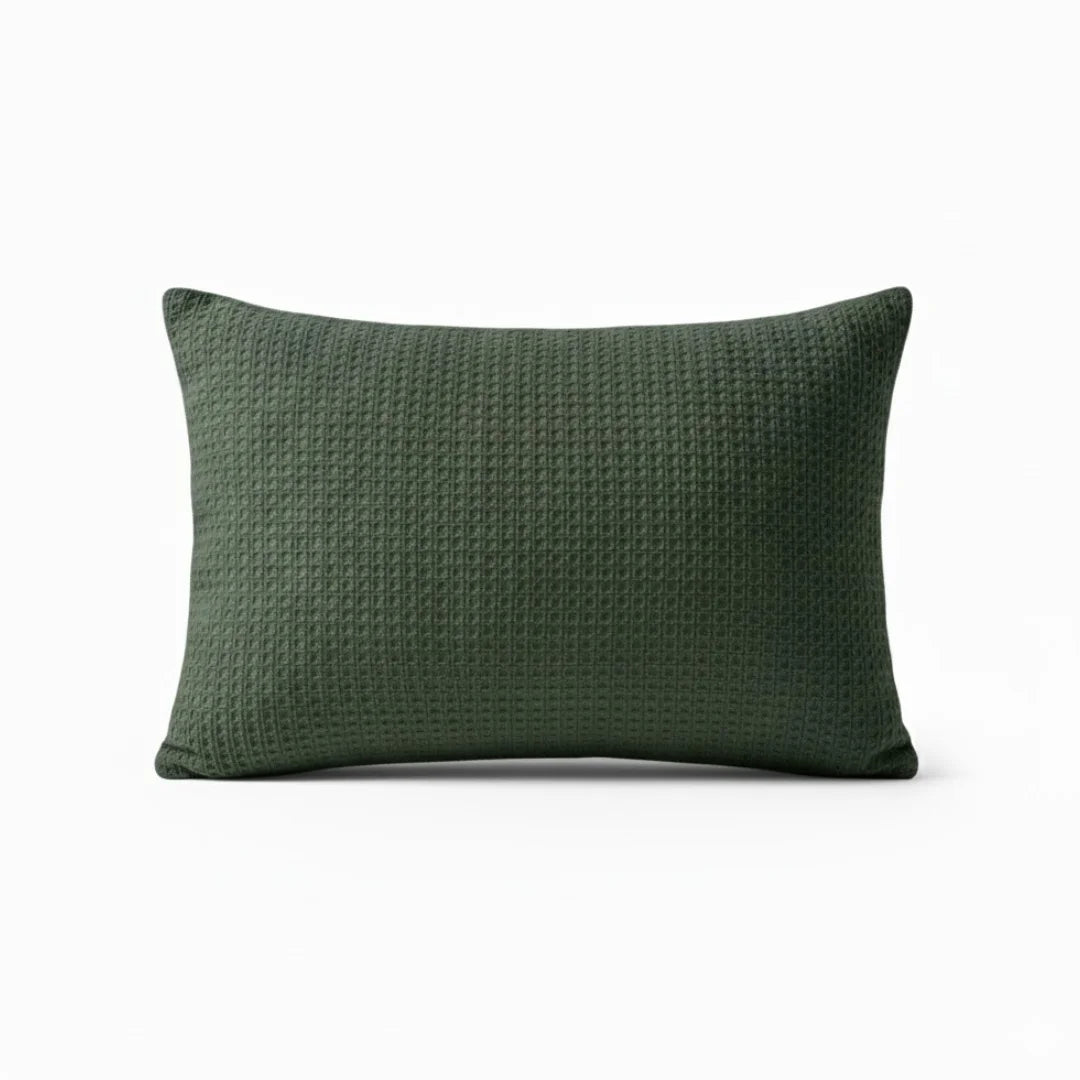 A&L °105 Textured Chenille Cushion Cover - Soft Waffle Weave