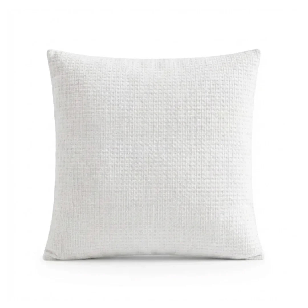 A&L °106 Textured Waffle Cushion Cover - Soft Chenille Sofa Cushion