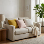 A&L °106 Textured Waffle Cushion Cover - Soft Chenille Sofa Cushion