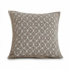 A&L °112 Beige Textured Cushion Cover - Soft Jacquard Sofa Cushion