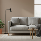 A&L °114 Herringbone cushion cover - Black Scatter Cushion for Sofa