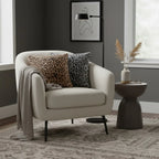 A&L °116 Leopard Print Cushion Cover - Soft Plush Scatter Cushion