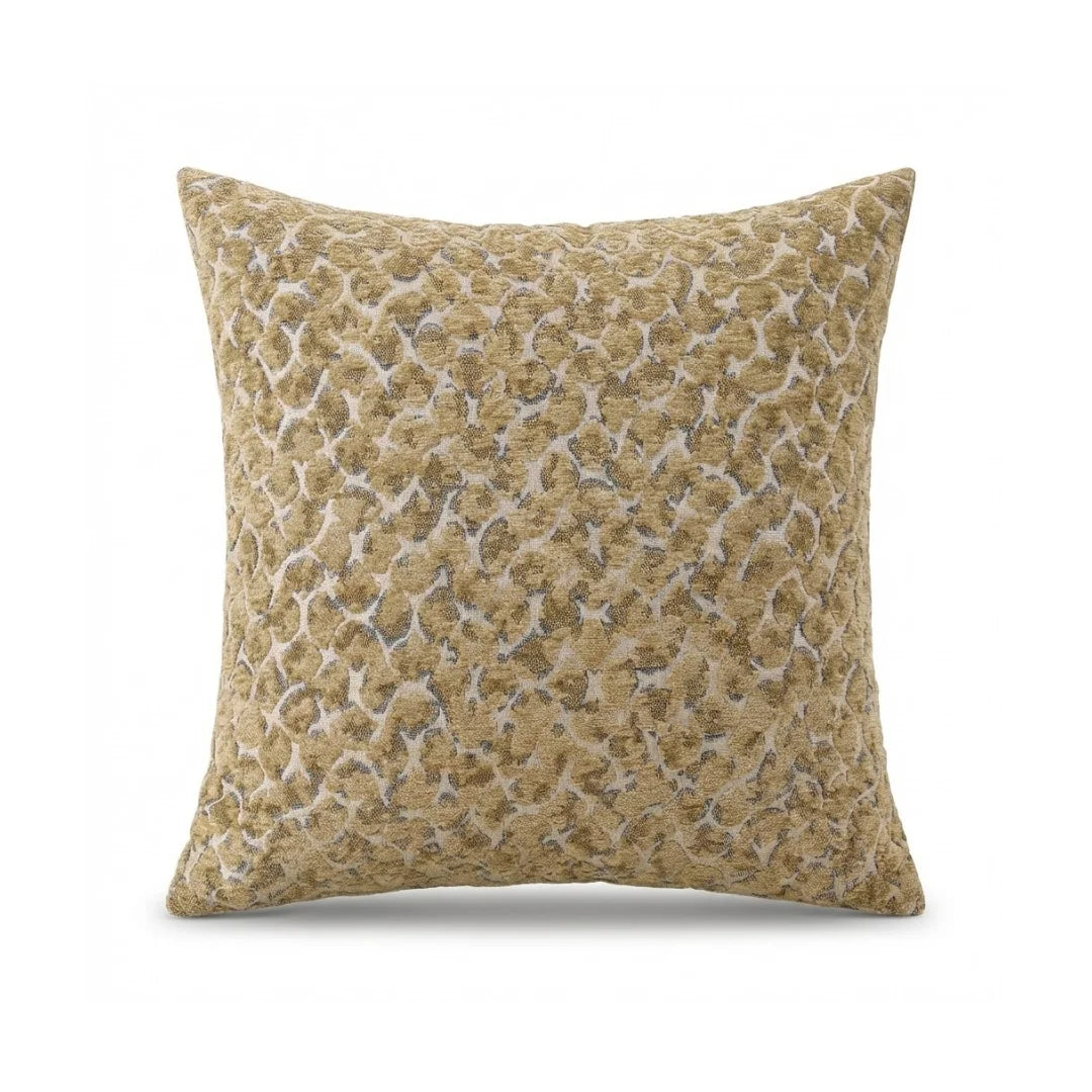 A&L °124 Gold Chenille Cushion Cover - Textured Scatter