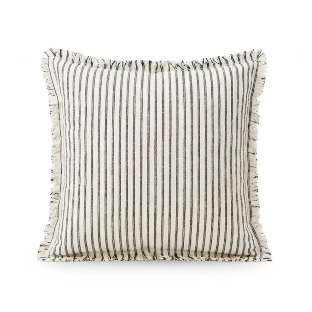 A&L °125 Striped Sofa Cushion Cover - Ruffled Scatter