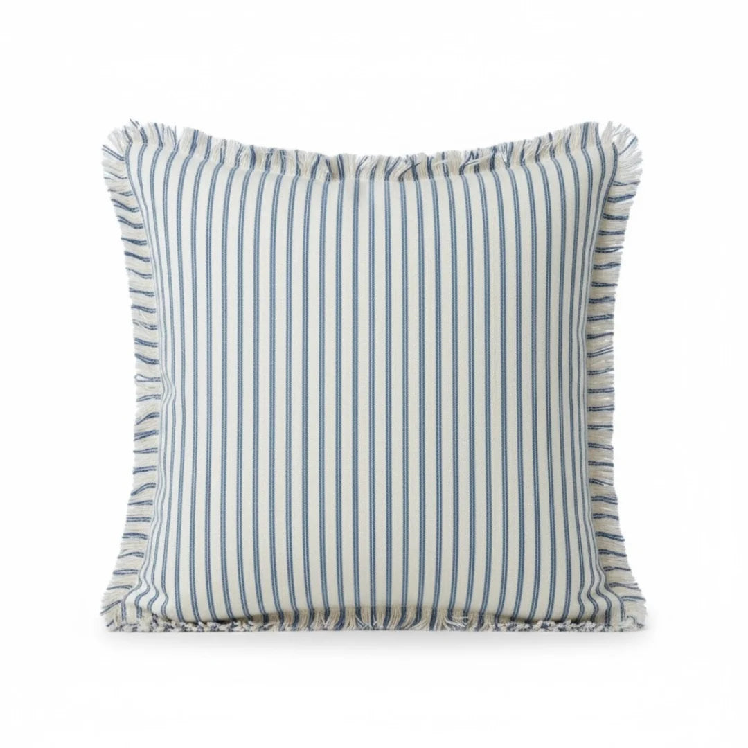 A&L °125 Striped Sofa Cushion Cover - Ruffled Scatter