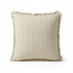 A&L °125 Striped Sofa Cushion Cover - Ruffled Scatter