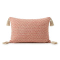 A&L °127 Sage Green Lumbar cushion cover - Woven Boho Tassels