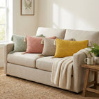 A&L °127 Sage Green Lumbar cushion cover - Woven Boho Tassels