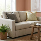 A&L °128 Textured Pom Pom Cushion Cover - Boho Sofa Scatter