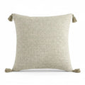 A&L °130 Woven Tassel Cushion Cover - Boho Throw Cushion for Sofa