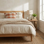 A&L °131 Gingham Plaid cushion cover - Tasselled Sofa Scatter Cushion