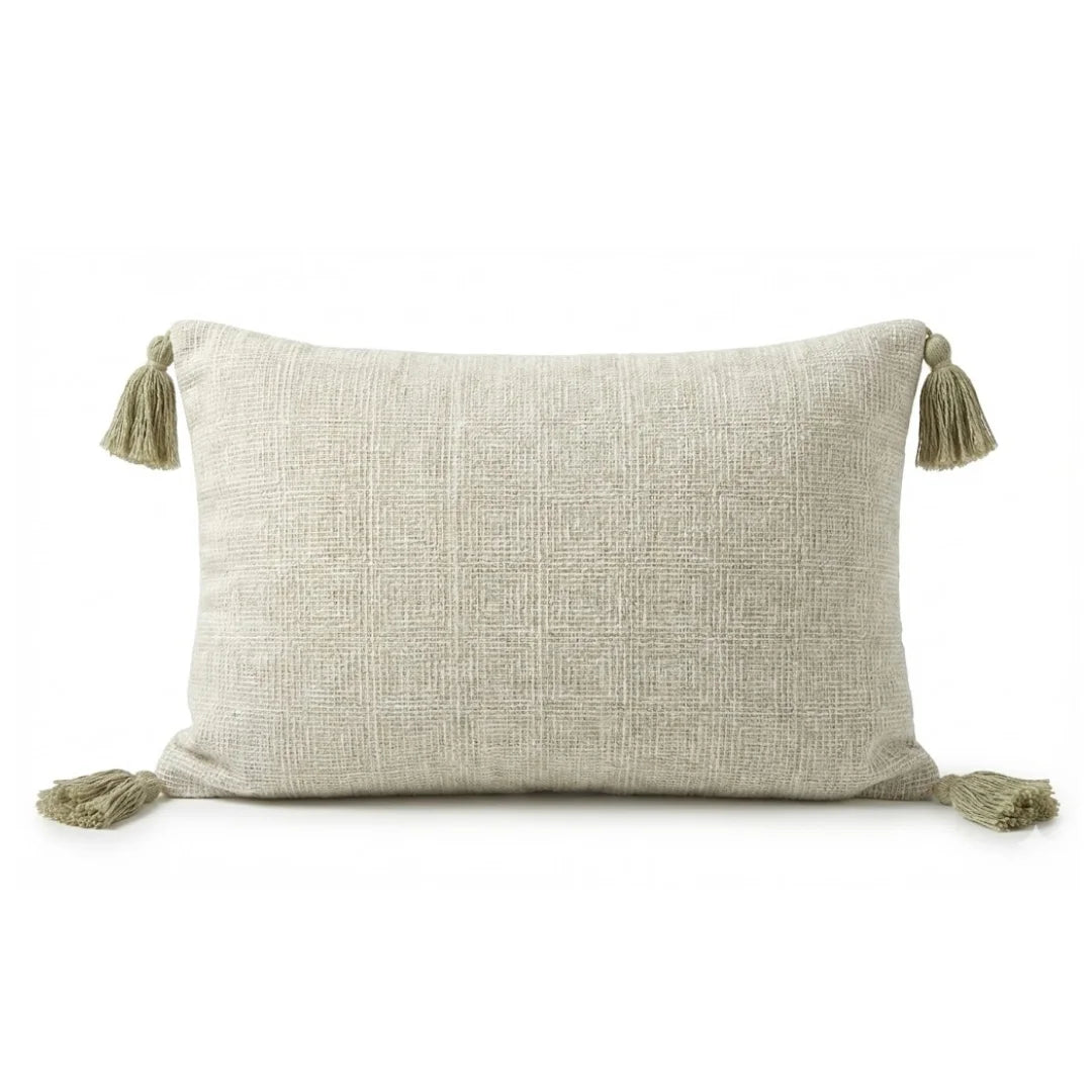 A&L °132 Tasselled Geometric Lumbar cushion cover - Sofa Cushion