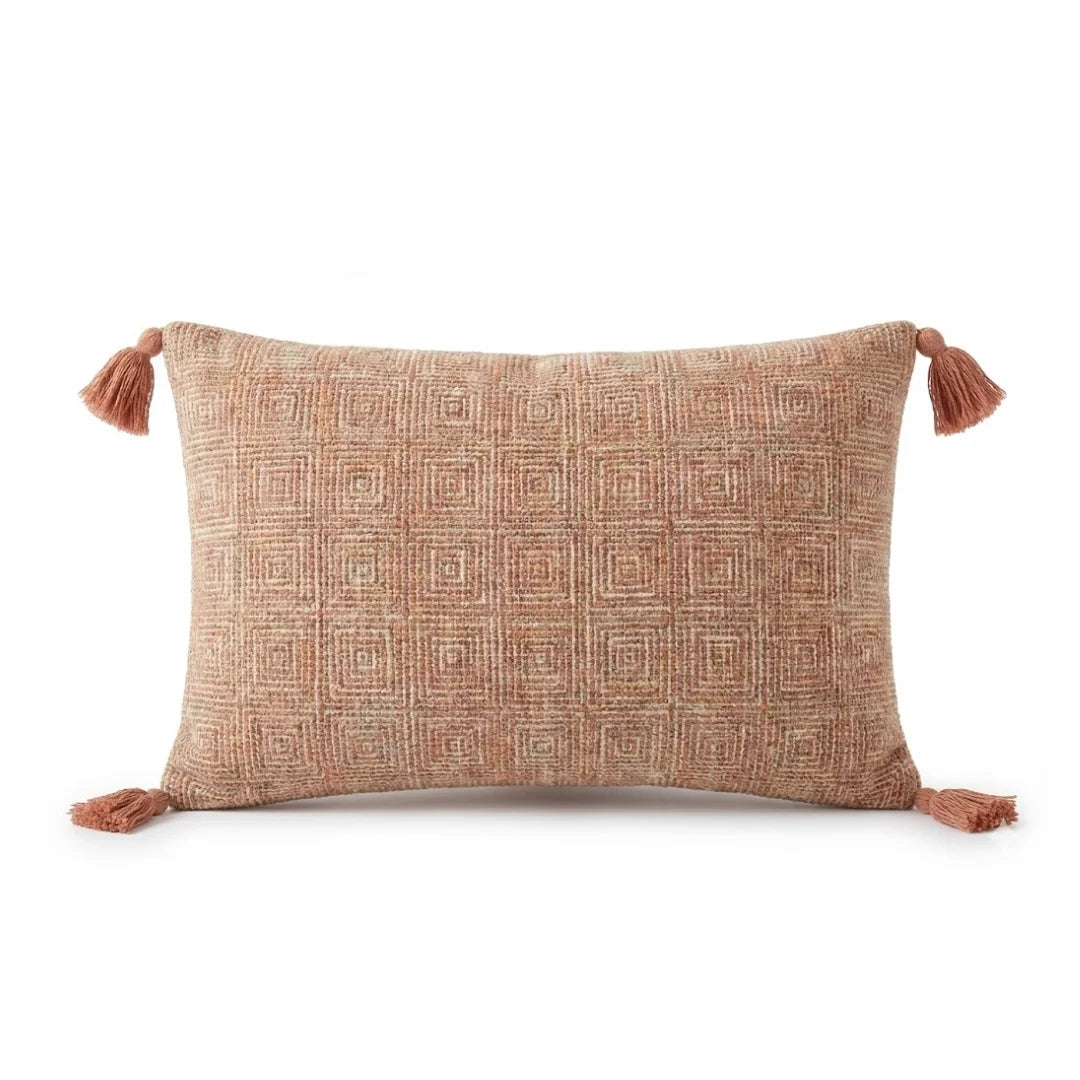 A&L °132 Tasselled Geometric Lumbar cushion cover - Sofa Cushion