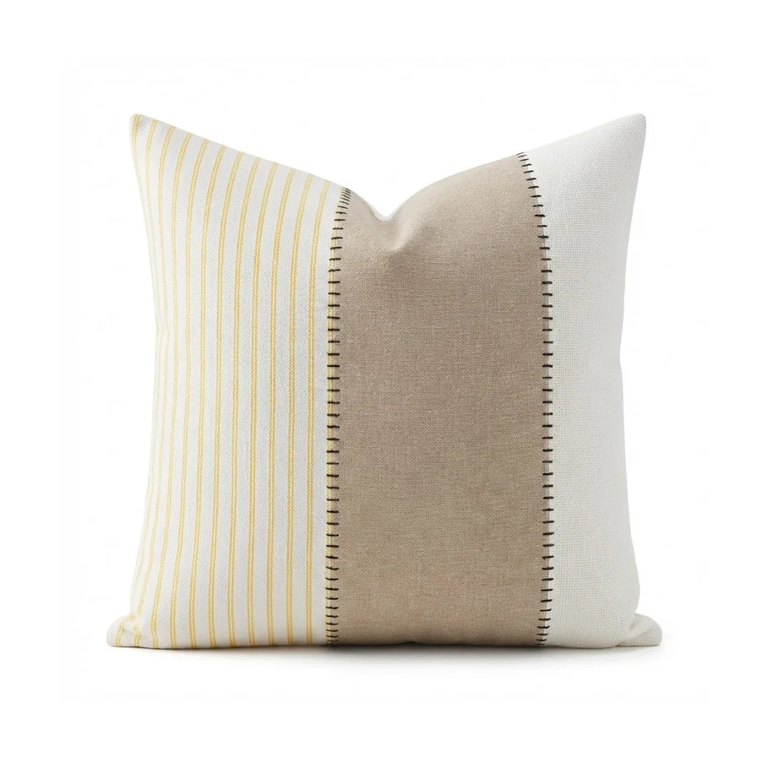 A&L °135 Boho Stripe Cushion Cover - Stitched Sofa Scatter