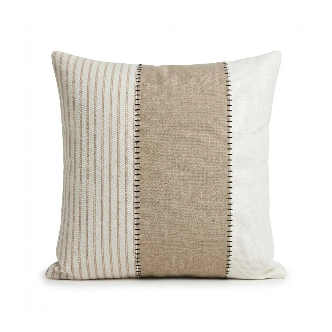 A&L °135 Boho Stripe Cushion Cover - Stitched Sofa Scatter