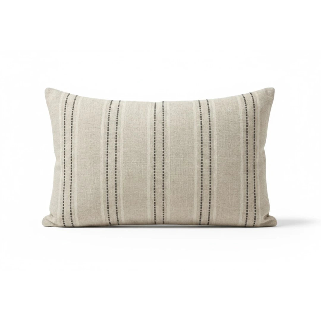 A&L °139 Textured Stripe Cushion Cover - Modern Boho Lumbar
