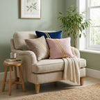A&L °147 Velvet Scatter Cushion Cover - Gold Stripe