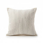 A&L °14 Cushion Cover – Decorative Soft Design with Leaf Pattern