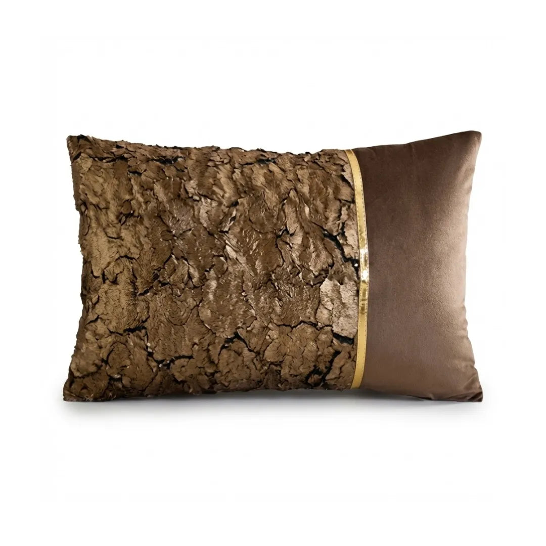 A&L °156 Velvet Lumbar cushion cover - Modern Textured Design