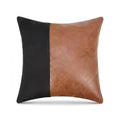 A&L °163 Leather-look Patchwork cushion cover - Modern Sofa Cushion