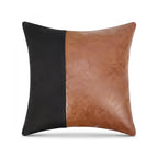 A&L °163 Leather-look Patchwork cushion cover - Modern Sofa Cushion