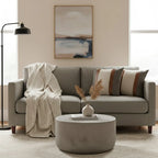 A&L °164 Mixed Texture cushion cover - Faux Leather Stripe Sofa Cushion