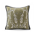 A&L °167 Chenille Cushion Cover - Floral Patterned Scatter Cushion