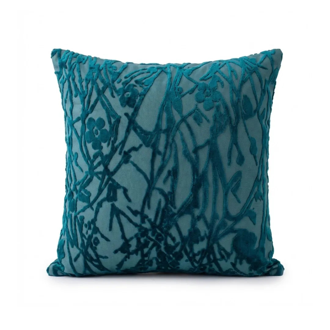 A&L °168 Velvet Floral cushion cover - Modern Decorative Sofa Cushion