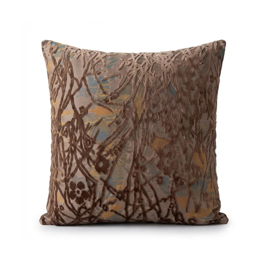 A&L °168 Velvet Floral cushion cover - Modern Decorative Sofa Cushion