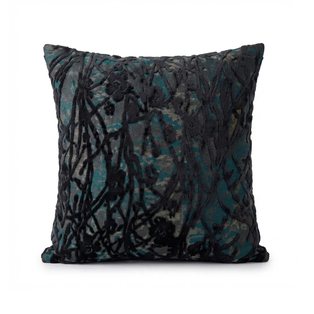 A&L °168 Velvet Floral cushion cover - Modern Decorative Sofa Cushion