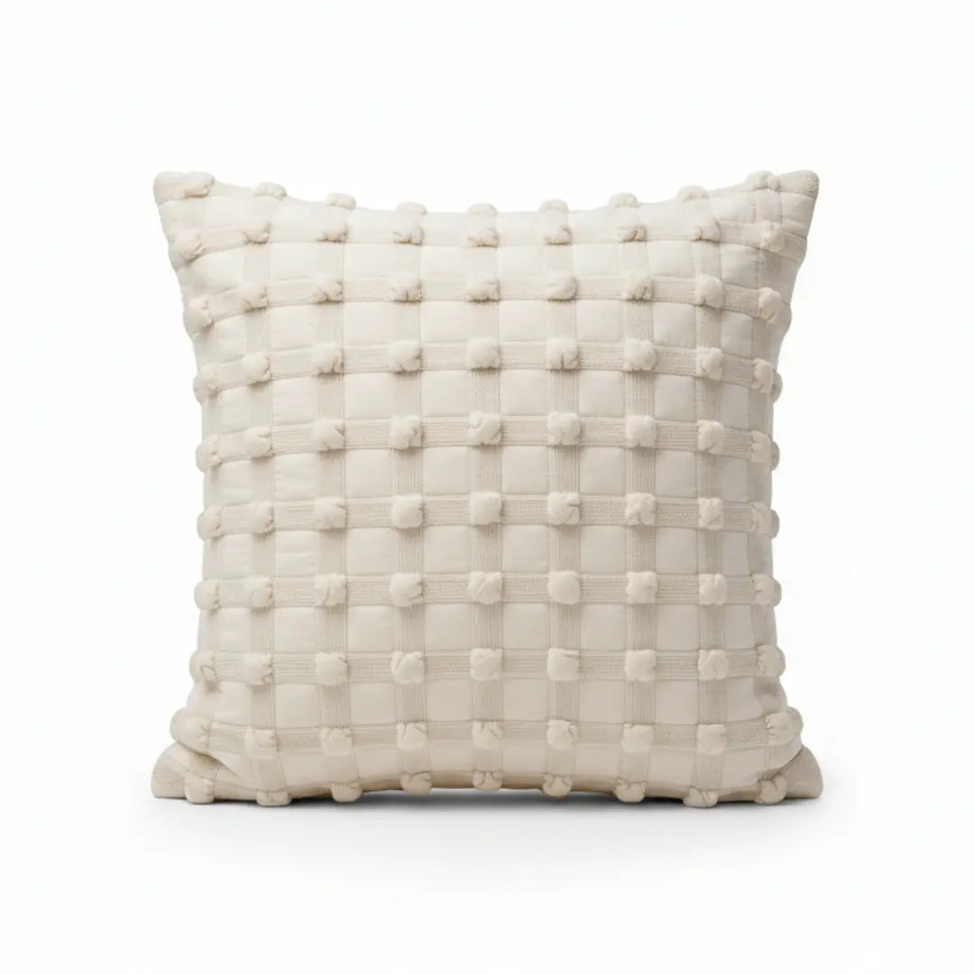 A&L °16 Textured Cushion Cover – Decorative Woven Design for Home