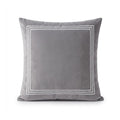 A&L °171 Velvet Cushion Cover - Embroidered Border Scatter Cushion