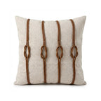 A&L °172 Decorative Cushion Cover - Knotted Stripe Design