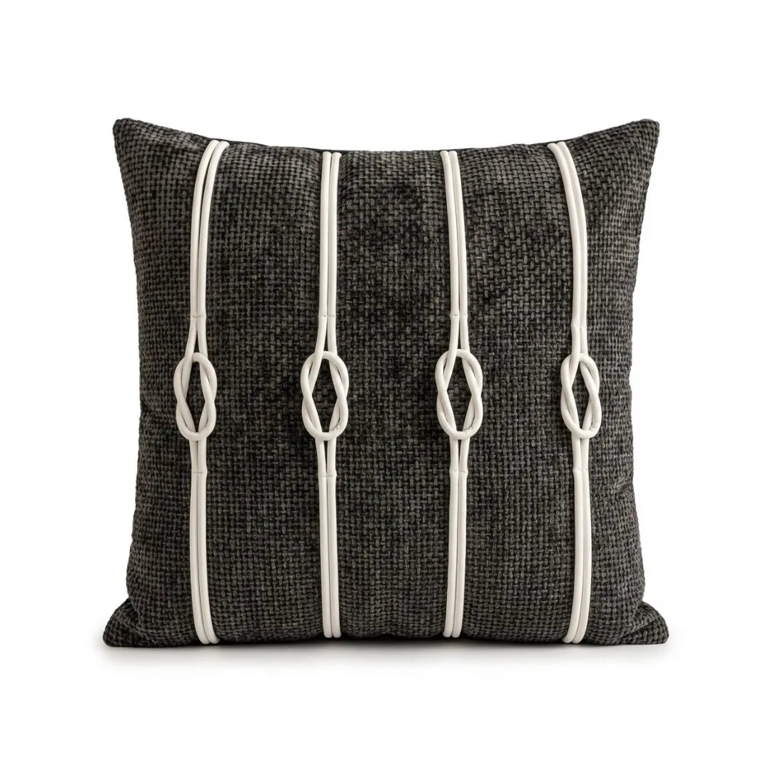 A&L °172 Decorative Cushion Cover - Knotted Stripe Design
